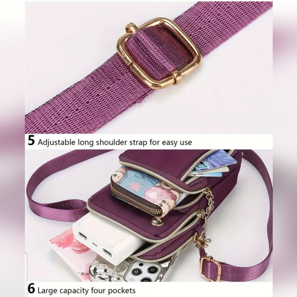 Purple Shoulder Bag, New - 2 colors available - Picture 10 of 14